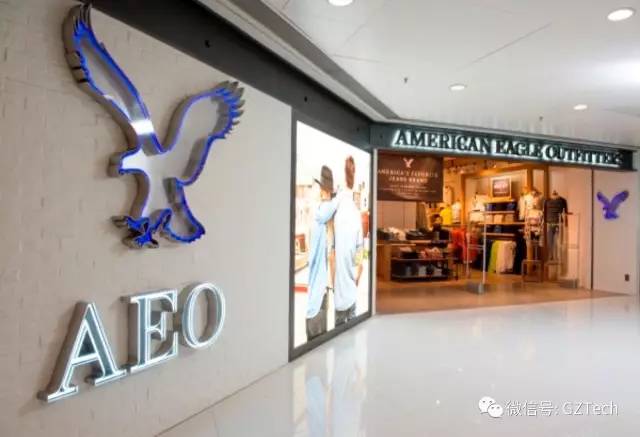 FlyingCodes新一代有礼•指2.0助力美国一线服装品牌“American Eagle”进行店铺客流及客流店铺行为分析